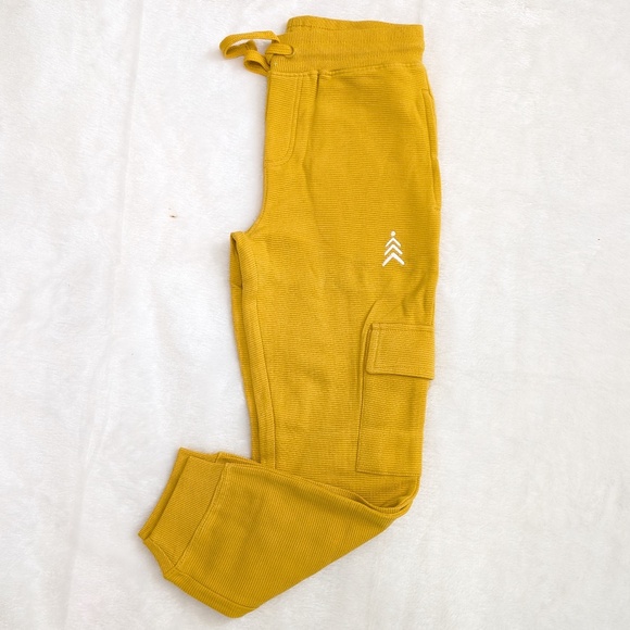 Boys’ Mustard Yellow Cargo Joggers – Trendy Comfort Pants 5T, 7/8, 11/12, 12/14 - Picture 7 of 8